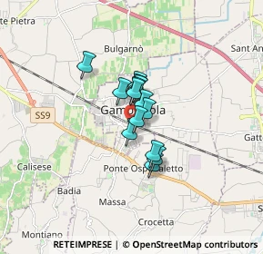 Mappa Via Lasagna, 47035 Gambettola FC, Italia (0.88357)