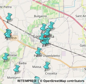 Mappa Via Lasagna, 47035 Gambettola FC, Italia (2.5455)