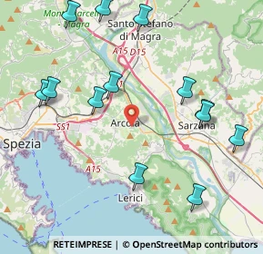 Mappa 19021 Arcola SP, Italia (4.83692)