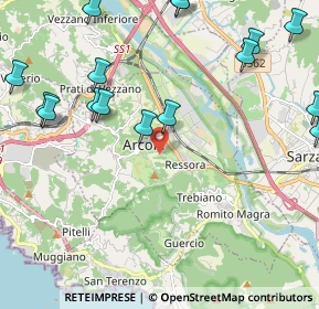Mappa 19021 Arcola SP, Italia (2.83063)