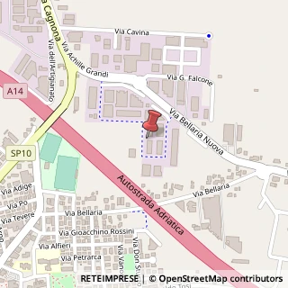 Mappa Via San Crispino, 61, 47030 San Mauro Pascoli, Forlì-Cesena (Emilia Romagna)