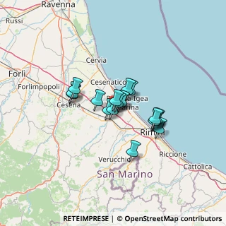 Mappa Via del Sole, 47030 San Mauro Pascoli FC, Italia (8.53167)
