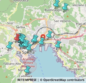 Mappa Via Aurelio Saffi, 19126 La Spezia SP, Italia (2.0585)