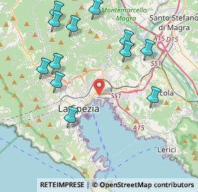 Mappa Via Aurelio Saffi, 19126 La Spezia SP, Italia (4.73083)