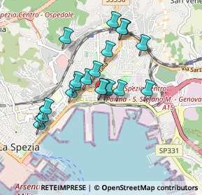 Mappa Via Aurelio Saffi, 19126 La Spezia SP, Italia (0.793)