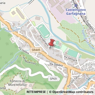 Mappa Via G. Puccini, 28, 55032 Castelnuovo di Garfagnana, Lucca (Toscana)