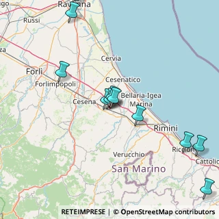 Mappa Via dei Montanari, 47035 Gambettola FC, Italia (19.74167)