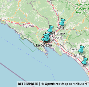 Mappa Via Valdellora, 19124 La Spezia SP, Italia (22.38077)