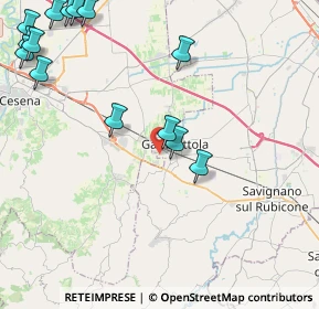 Mappa Via Lorenzini Ezio, 47035 Gambettola FC, Italia (5.78643)