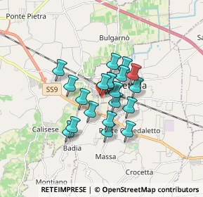 Mappa Via Lorenzini Ezio, 47035 Gambettola FC, Italia (1.1415)