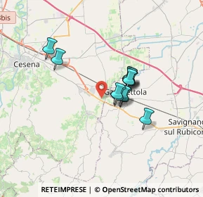Mappa Via Corinaldo, 47020 Cesena FC, Italia (2.43583)