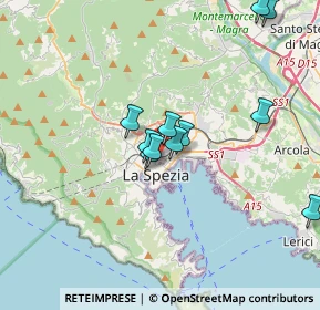 Mappa Via Luigi Aragone, 19124 La Spezia SP, Italia (3.25091)