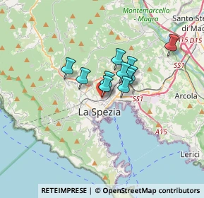 Mappa Via Luigi Aragone, 19124 La Spezia SP, Italia (2.16091)
