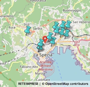 Mappa Via Luigi Aragone, 19124 La Spezia SP, Italia (1.25583)