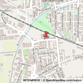 Mappa Via Lasagna, 14, 47035 Gambettola, Forlì-Cesena (Emilia Romagna)