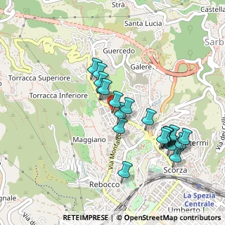 Mappa Via S. Bernardo, 19123 La Spezia SP, Italia (0.446)
