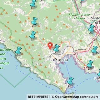 Mappa Via S. Bernardo, 19123 La Spezia SP, Italia (7.21333)