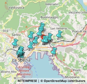 Mappa Via Giorgio Viani, 19126 La Spezia SP, Italia (1.4785)