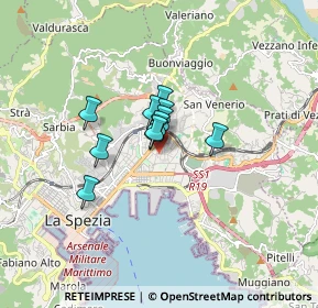 Mappa Via Giorgio Viani, 19126 La Spezia SP, Italia (0.94182)