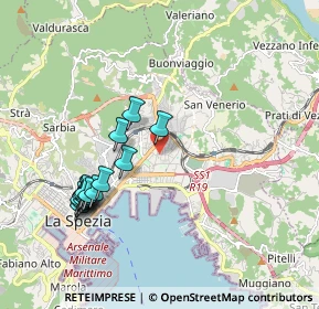Mappa Via Giorgio Viani, 19126 La Spezia SP, Italia (2.02)