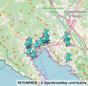 Mappa Via Giorgio Viani, 19126 La Spezia SP, Italia (2.51857)