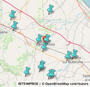 Mappa Via Don Giovanni Minzoni, 47035 Gambettola FC, Italia (4.73692)