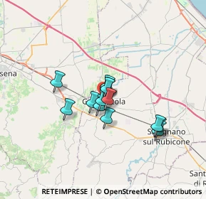 Mappa Via Don Giovanni Minzoni, 47035 Gambettola FC, Italia (2.29692)