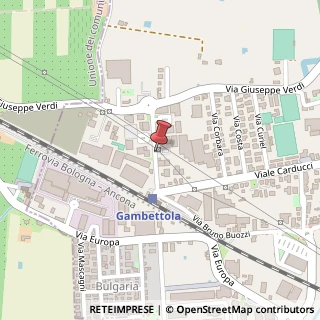 Mappa Via Giuseppe Garibaldi, 21, 47035 Gambettola, Forlì-Cesena (Emilia Romagna)