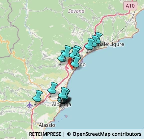 Mappa Via degli Olmi, 17052 Borghetto Santo Spirito SV, Italia (6.29632)