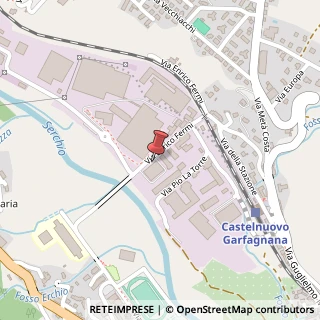 Mappa Via Enrico Fermi, 22, 55032 Castelnuovo di Garfagnana, Lucca (Toscana)