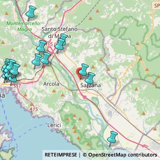 Mappa CentroLuna, 19038 Sarzana SP, Italia (6.4015)