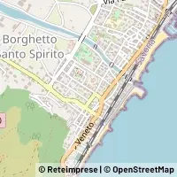 Kaart Borghetto Santo Spirito