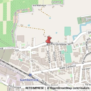 Mappa Via corbara 6, 47035 Gambettola, Forlì-Cesena (Emilia Romagna)