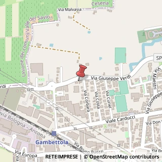 Mappa Via Corbara,  35, 47035 Gambettola, Forlì-Cesena (Emilia Romagna)