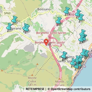 Mappa Via Camille Olivetti, 17055 Toirano SV, Italia (1.6235)