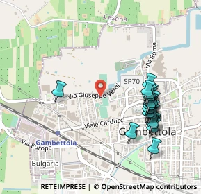 Mappa Via Giuseppe Giusti, 47035 Gambettola FC, Italia (0.524)