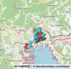 Mappa Via Fontevivo, 19126 La Spezia SP, Italia (0.90133)