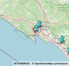 Mappa Via Fontevivo, 19126 La Spezia SP, Italia (33.34)