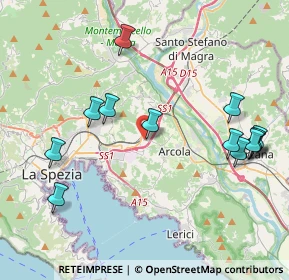 Mappa Via Banzola, 19021 Arcola SP, Italia (4.64154)