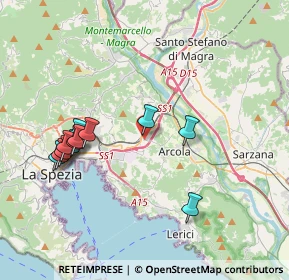 Mappa Via Banzola, 19021 Arcola SP, Italia (3.9575)