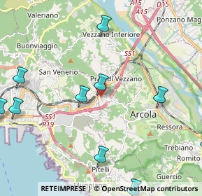 Mappa Via Banzola, 19021 Arcola SP, Italia (3.11333)