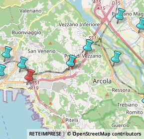 Mappa Via Banzola, 19021 Arcola SP, Italia (3.07818)
