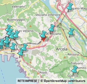 Mappa Via Banzola, 19021 Arcola SP, Italia (3.13526)