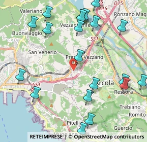 Mappa Via Banzola, 19021 Arcola SP, Italia (2.6425)