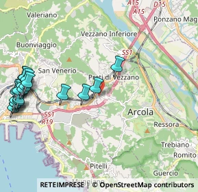 Mappa Via Banzola, 19021 Arcola SP, Italia (2.824)
