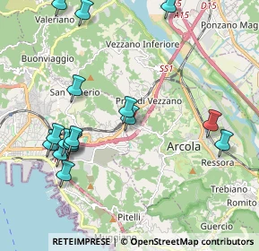 Mappa Via Banzola, 19021 Arcola SP, Italia (2.36063)