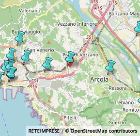 Mappa Via Banzola, 19021 Arcola SP, Italia (3.32467)