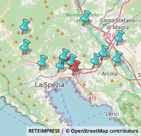Mappa Via Elba, 19126 La Spezia SP, Italia (3.425)