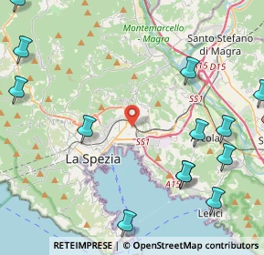 Mappa Via Elba, 19126 La Spezia SP, Italia (6.52938)