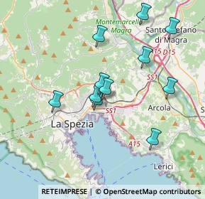 Mappa Via Elba, 19126 La Spezia SP, Italia (4.25615)